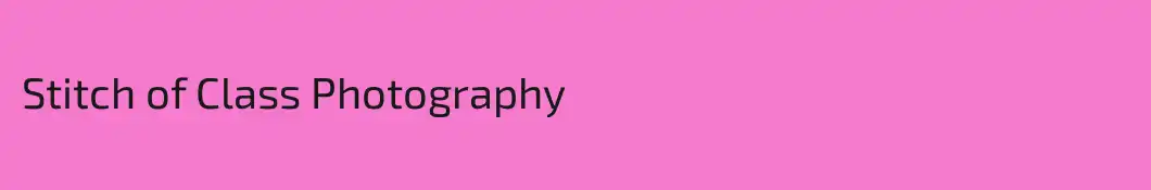 Stitch of Class Photography